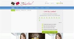 Desktop Screenshot of linkupladies.com